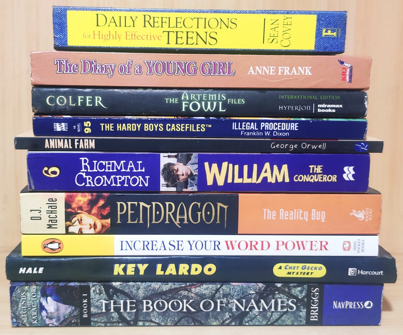 Young Adults & Teenage | Set of 10 Books | Free Shipping & Bookmarks