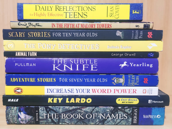 Young Adults & Teenage | Set of 10 Books | Free Shipping & Bookmarks