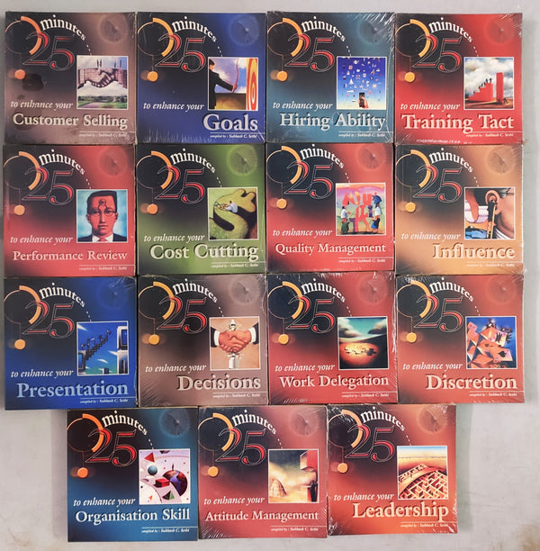 Business Self Help Books | Pack of 15 Books | Enhance your Skills in 25 Minutes | Pages: 96 Pages Each