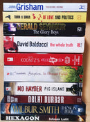 Thriller Mystery Suspense Fiction | Pack of 10 Books | Free Shipping | Free Bookmarks