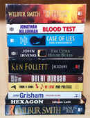Thriller Mystery Suspense Fiction | Pack of 10 Books | Free Shipping | Free Bookmarks