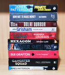 Thriller Mystery Suspense Fiction | Pack of 10 Books | Free Shipping | Free Bookmarks