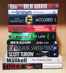Thriller Mystery Suspense Fiction | Pack of 10 Books | Free Shipping | Free Bookmarks