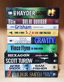 Thriller Mystery Suspense Fiction | Pack of 10 Books | Free Shipping | Free Bookmarks