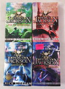 Percy Jackson by Rick Riordan | Set of 4 Volumes | Condition: Used Good | FREE Bookmarks
