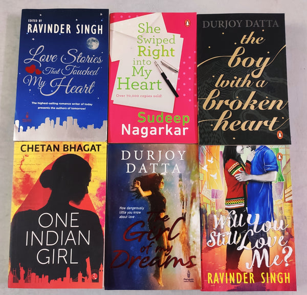 Bestselling Indian Authors Combo | Set of 6 Books | Condition: Like New | FREE Delivery & Bookmarks