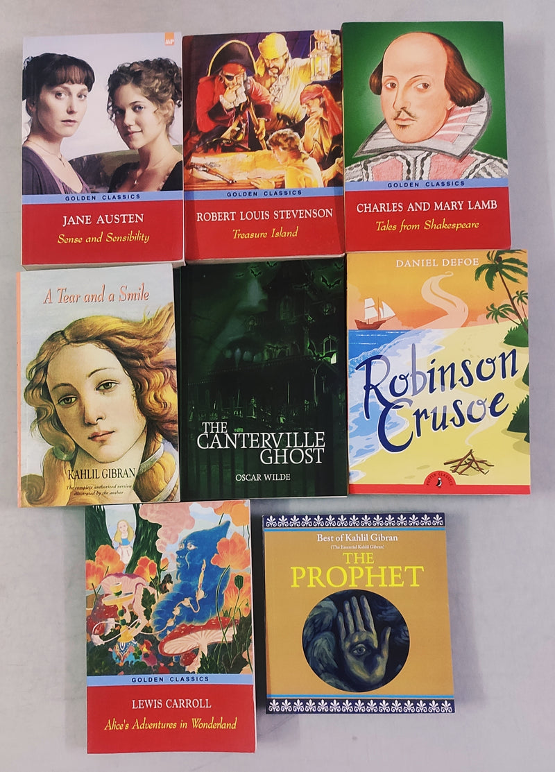 Bestsellers Classics Combo | Set of 8 Books | Condition: New | FREE Delivery & Bookmarks
