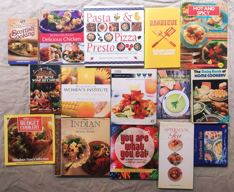 International Cookbooks | Lot of 15 Books | FREE Delivery & Bookmarks