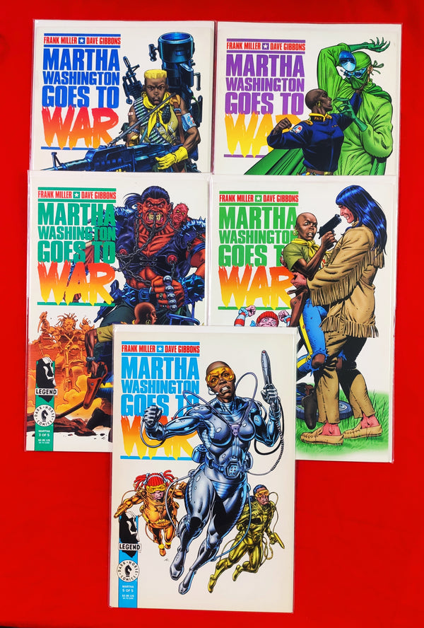 Martha Washington Goes To War By Dark Horse Comics | Complete #1-5