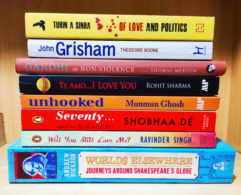 Set of 8 Books | Mixed Genres | Fiction & Non Fiction | Condition: New | FREE Bookmarks & Delivery