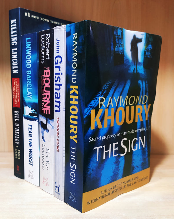 Thriller Mystery & Suspense Novels | Set of 5 Books | Condition: New | FREE Shipping & Bookmarks