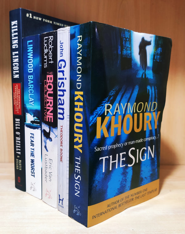 Thriller Mystery & Suspense Novels | Set of 5 Books | Condition: New | FREE Shipping & Bookmarks