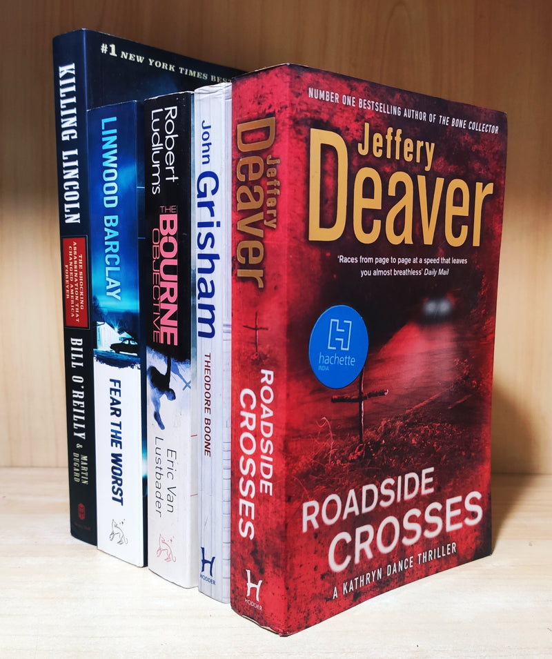 Thriller Mystery & Suspense Novels | Set of 5 Books | Condition: New | FREE Shipping & Bookmarks