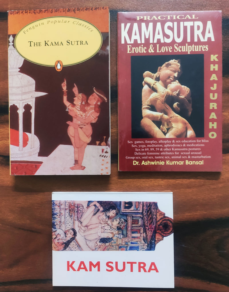 Kamasutra Books | Set of 3 Books | Condition: New | Adults Only Set
