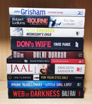 Thriller Mystery Suspense Fiction | Pack of 10 Books | Free Shipping | Free Bookmarks