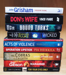 Thriller Mystery Suspense Fiction | Pack of 10 Books | Free Shipping | Free Bookmarks