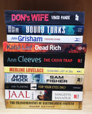 Thriller Mystery Suspense Fiction | Pack of 10 Books | Free Shipping | Free Bookmarks