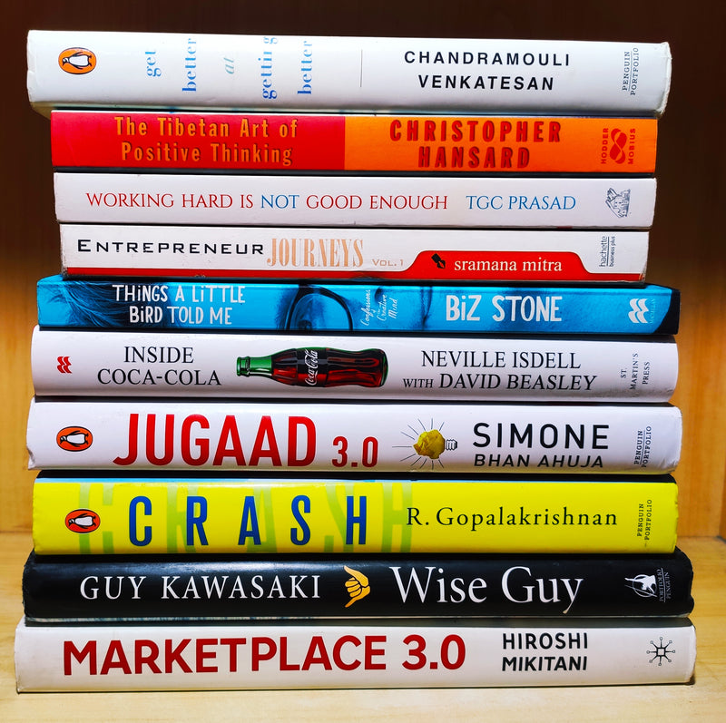 10 Business Books | Pack of 10 Books | Free Shipping and Free Bookmarks
