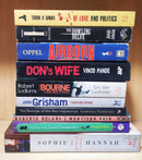 Thriller Mystery Suspense Fiction | Pack of 10 Books | Free Shipping | Free Bookmarks