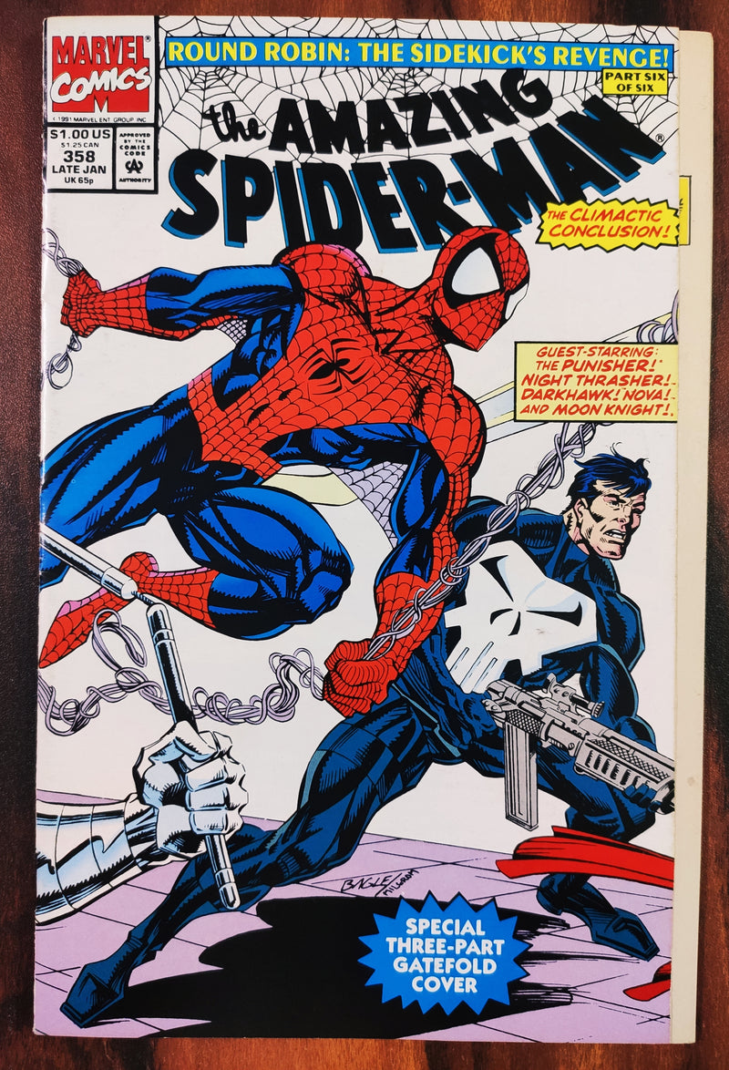 Spiderman | Old-Vintage 1990s Comic Books by DC & Marvel | Condition: Good