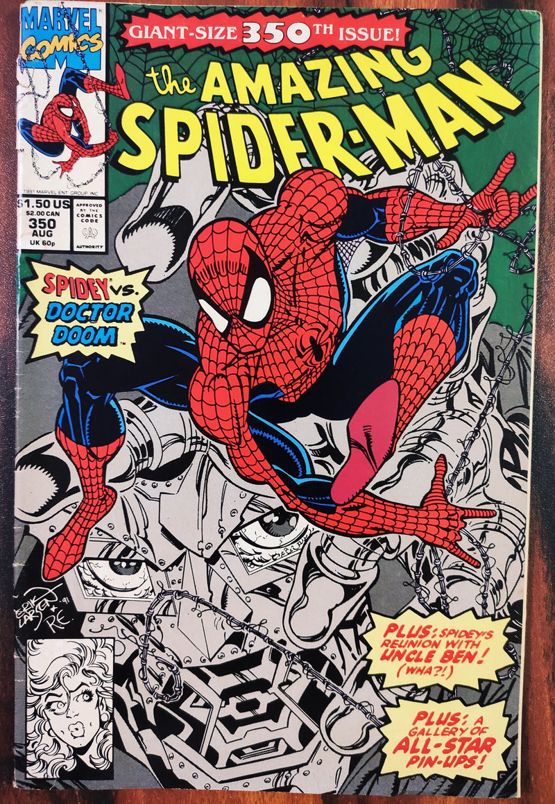 Spiderman | Old-Vintage 1990s Comic Books by DC & Marvel | Condition: Good