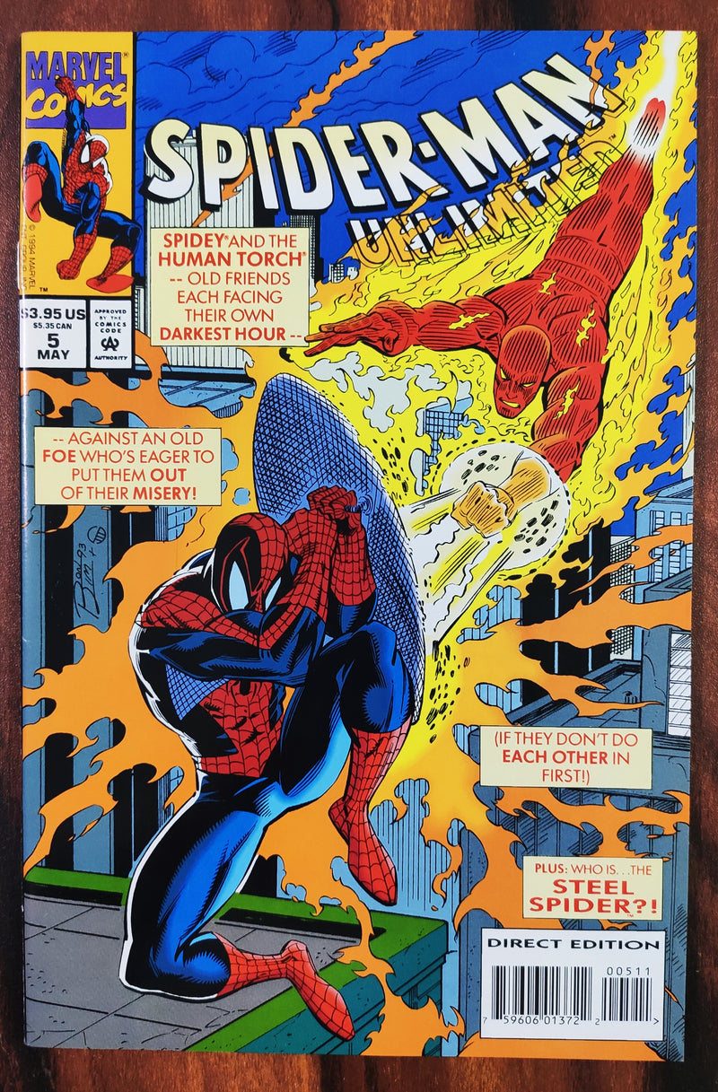 Spiderman | Old-Vintage 1990s Comic Books by DC & Marvel | Condition: Good