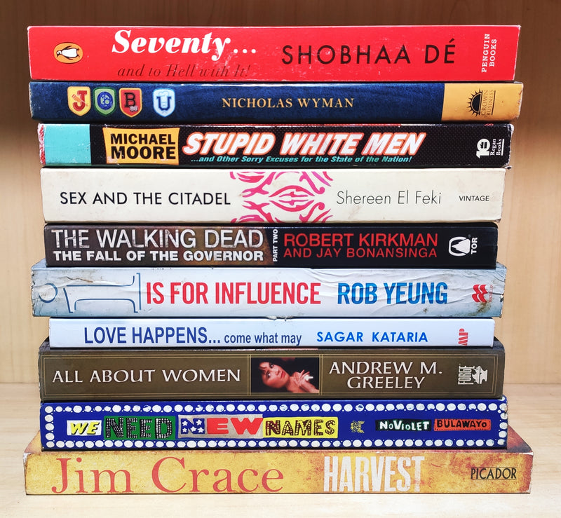 Pack of 10 Mixed Fiction Books | Good Condition | Free 5 Bookmarks | Free Shipping