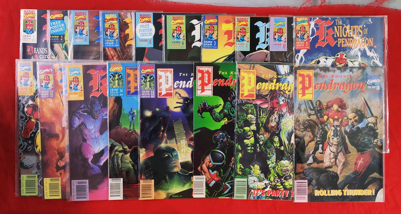 Night Of Pendragon by Marvel Comics | Complete Set