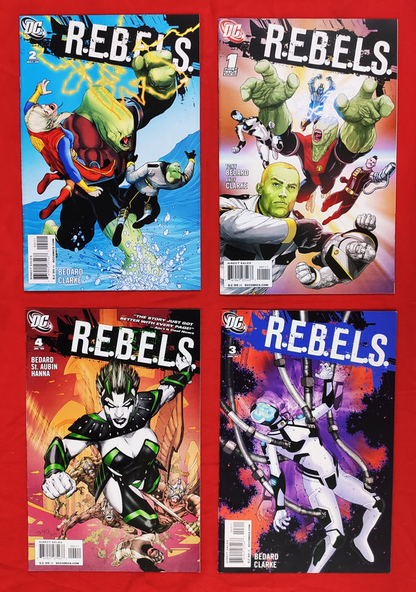 R.E.B.E.L.S   by  Dc  Comics | Complete Set #1-4