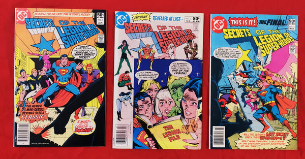 Secrets Of The Legion Of Super-Herdes   By  Dc  Comics | Complete Set #1-3
