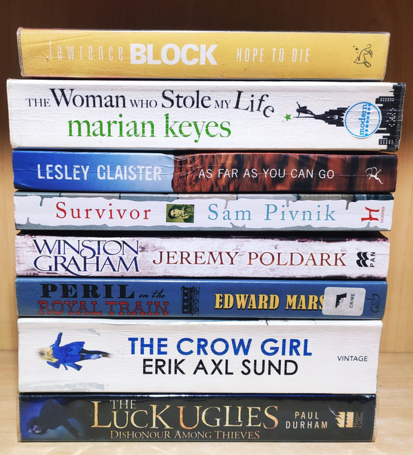 Crime & Thriller by Bestselling Foreign Authors | Pack of 8 Books | FREE Delivery & Bookmarks