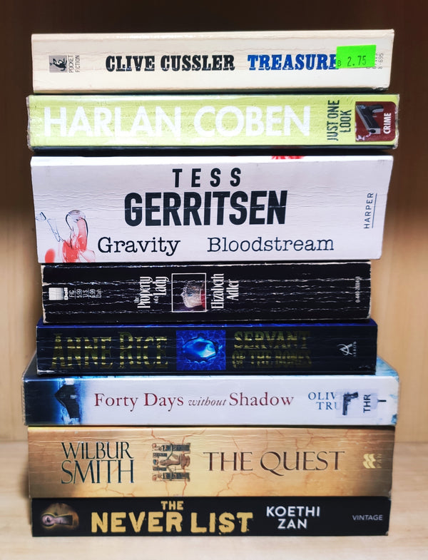 Crime & Thriller by Bestselling Foreign Authors | Pack of 8 Books | FREE Delivery & Bookmarks