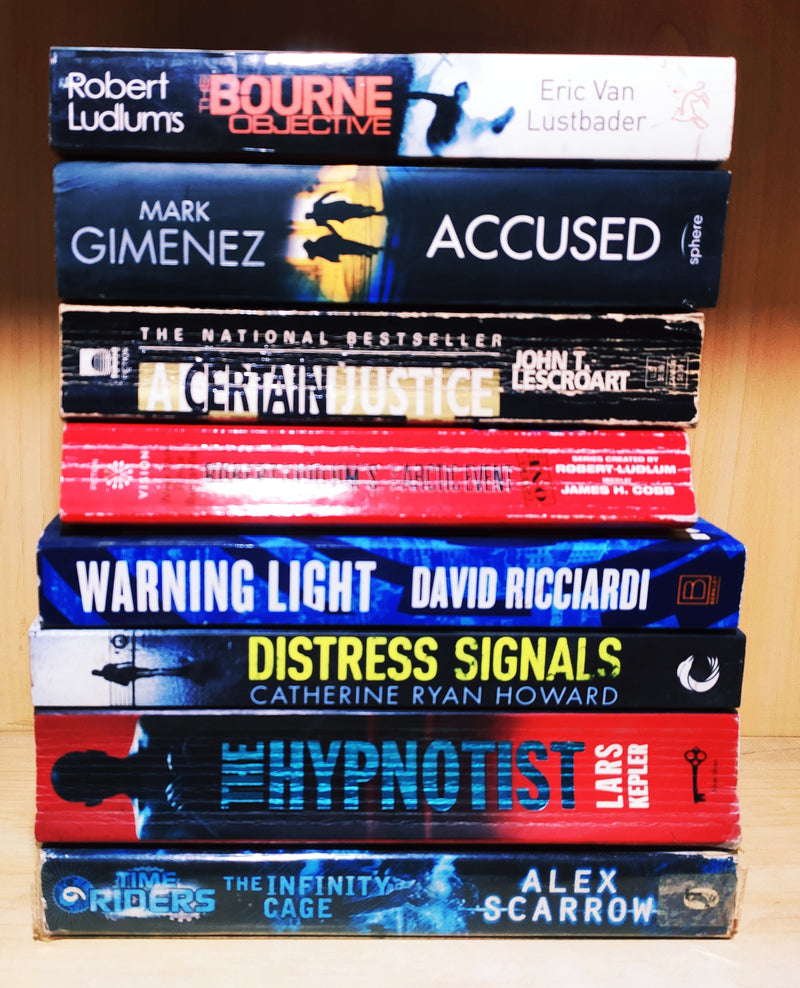 Crime & Thriller by Bestselling Foreign Authors | Pack of 8 Books | FREE Delivery & Bookmarks