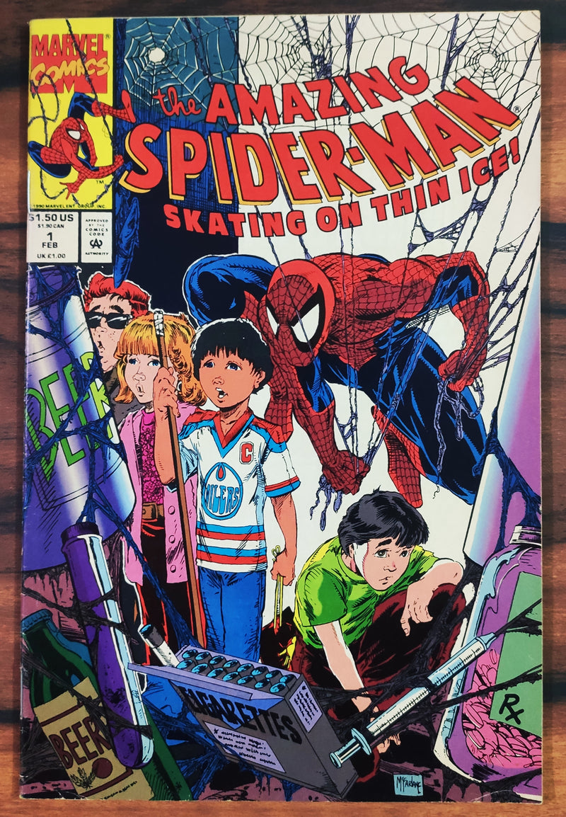 Spiderman | Old-Vintage 1990s Comic Books by DC & Marvel | Condition: Good