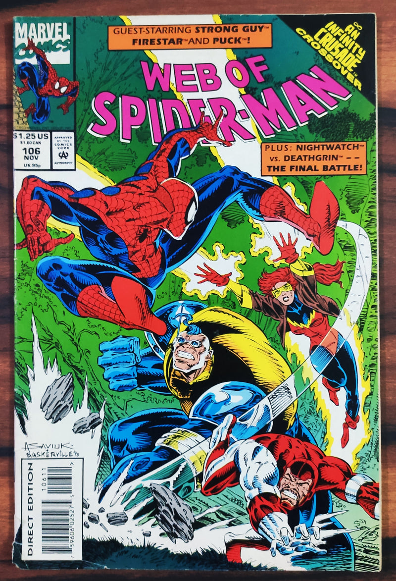 Spiderman | Old-Vintage 1990s Comic Books by DC & Marvel | Condition: Good