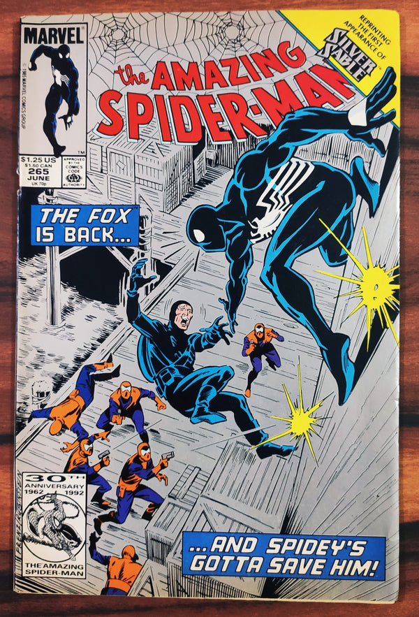 Spiderman (First Appearance of Silver Sable) | Old-Vintage 1990s Comic Books by DC & Marvel | Condition: Good