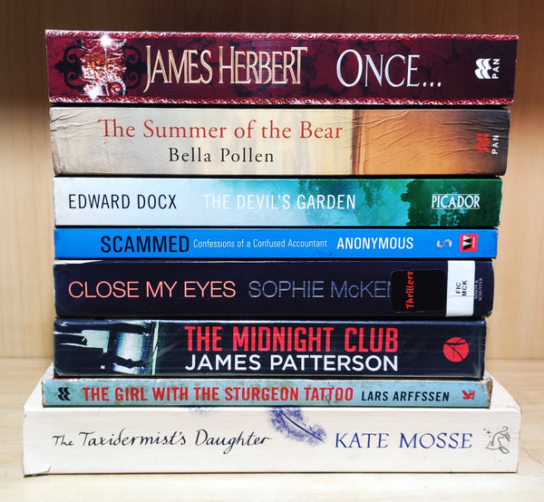 Crime & Thriller by Bestselling Foreign Authors | Pack of 8 Books | FREE Delivery & Bookmarks
