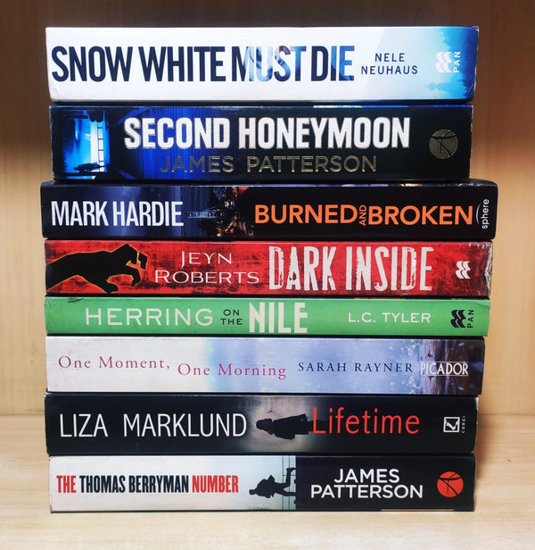 Crime & Thriller by Bestselling Foreign Authors | Pack of 8 Books | FREE Delivery & Bookmarks