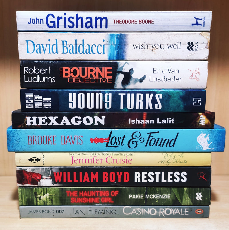 Crime & Thriller by Bestselling Foreign Authors | Pack of 10 Books | FREE Delivery & Bookmarks