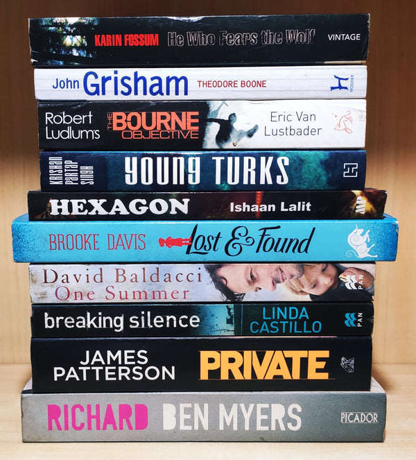 Crime & Thriller by Bestselling Foreign Authors | Pack of 10 Books | FREE Delivery & Bookmarks