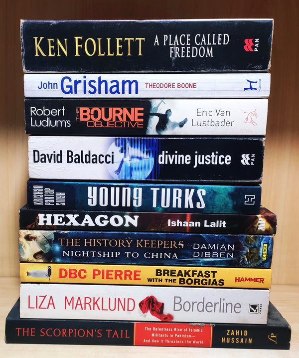 Crime & Thriller by Bestselling Foreign Authors | Pack of 10 Books | FREE Delivery & Bookmarks