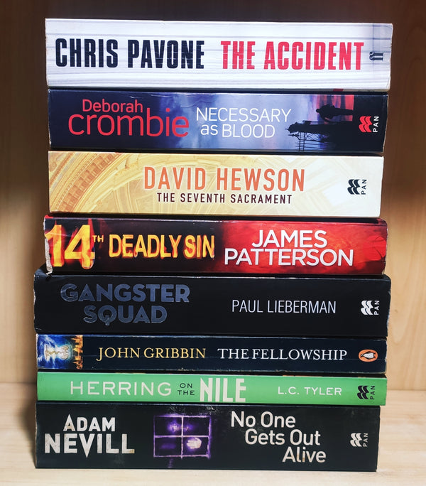 Crime & Thriller by Bestselling Foreign Authors | Pack of 8 Books | FREE Delivery & Bookmarks