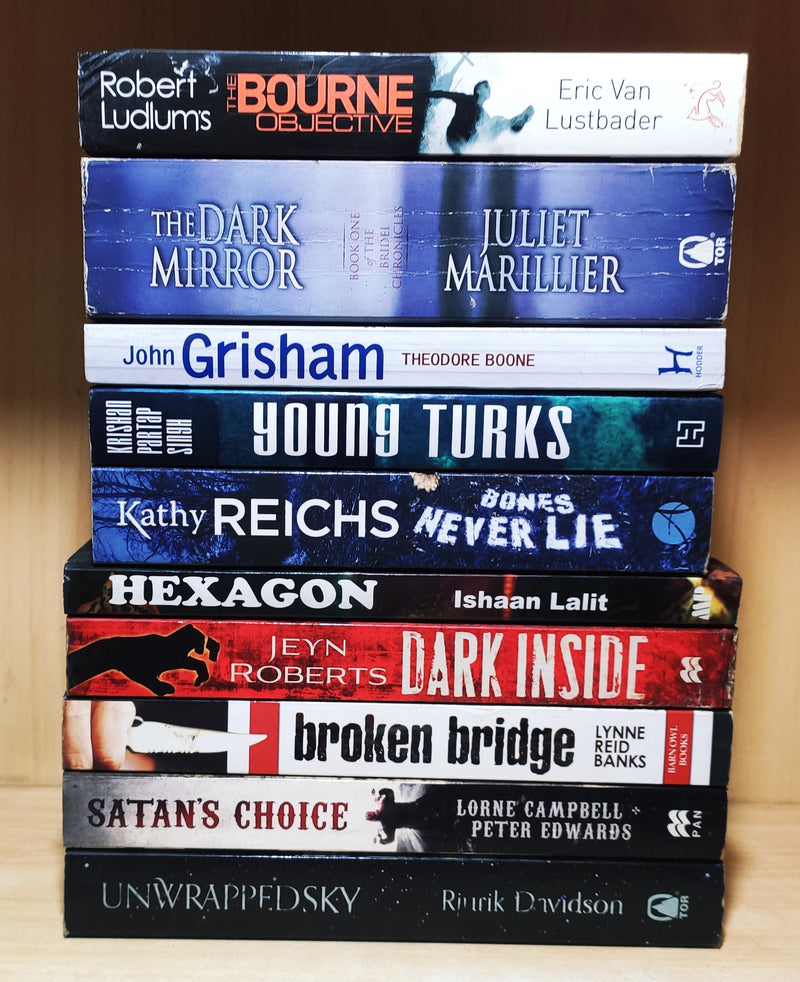 Crime & Thriller by Bestselling Foreign Authors | Pack of 10 Books | FREE Delivery & Bookmarks