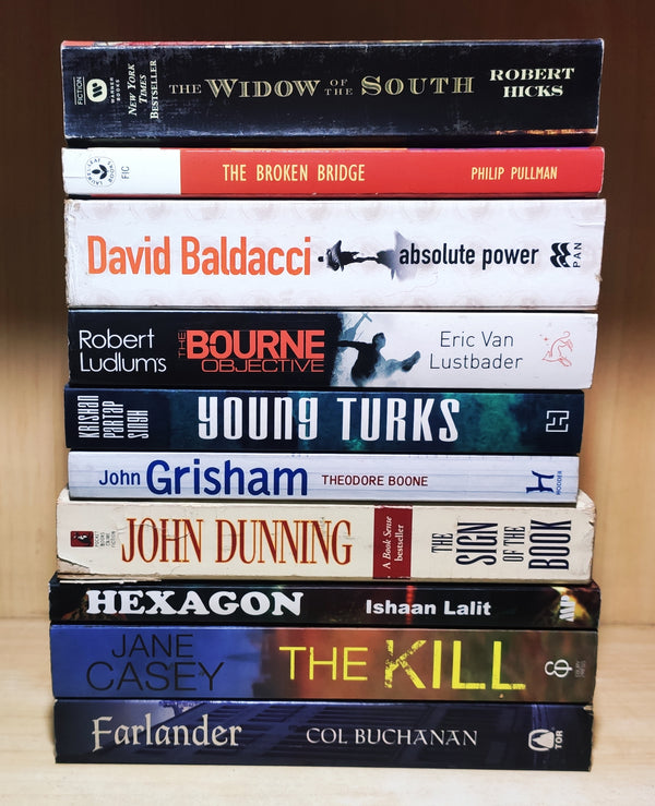 Crime & Thriller by Bestselling Foreign Authors | Pack of 10 Books | FREE Delivery & Bookmarks