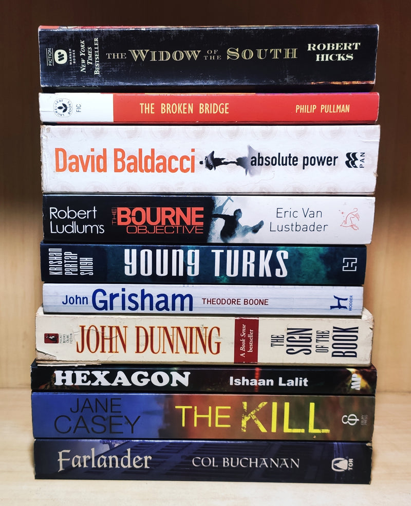Crime & Thriller by Bestselling Foreign Authors | Pack of 10 Books | FREE Delivery & Bookmarks