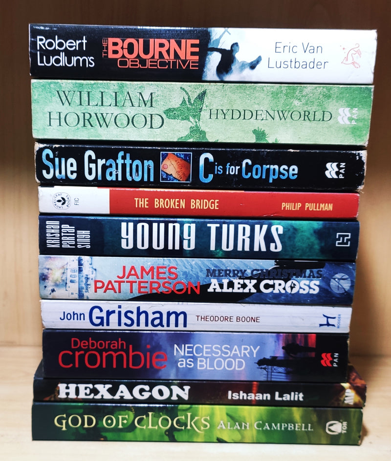 Crime & Thriller by Bestselling Foreign Authors | Pack of 10 Books | FREE Delivery & Bookmarks