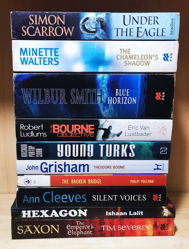 Crime & Thriller by Bestselling Foreign Authors | Pack of 10 Books | FREE Delivery & Bookmarks