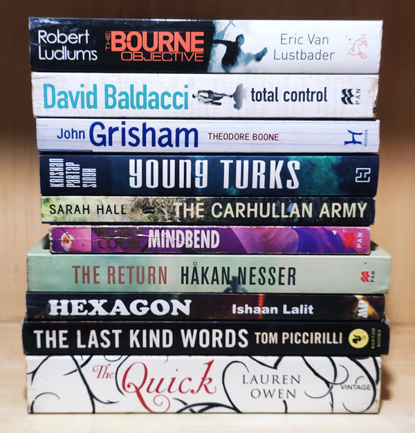 Crime & Thriller by Bestselling Foreign Authors | Pack of 10 Books | FREE Delivery & Bookmarks