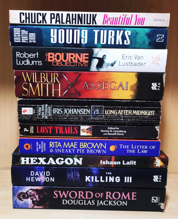 Crime & Thriller by Bestselling Foreign Authors | Pack of 10 Books | FREE Delivery & Bookmarks