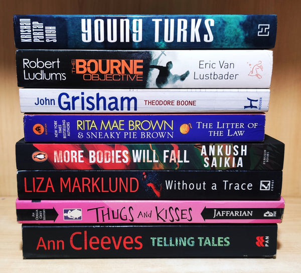 Crime & Thriller by Bestselling Foreign Authors | Pack of 8 Books | FREE Delivery & Bookmarks